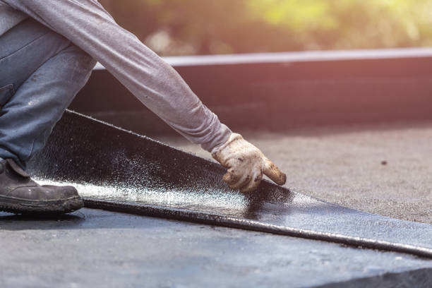 Professional Exterior Waterproofing technician working in Owosso, MI